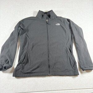 The North Face Gray Full Zip Fleece Jacket Women’s Recycled Polyester
